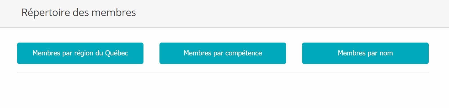 Members Directory example - French